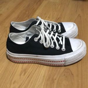 Converse Platform Heart Sneakers